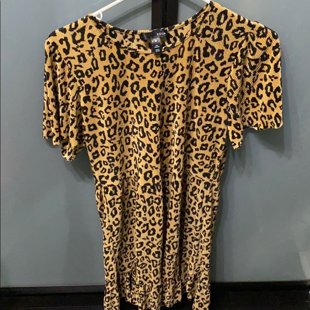 Cheetah dress worn once